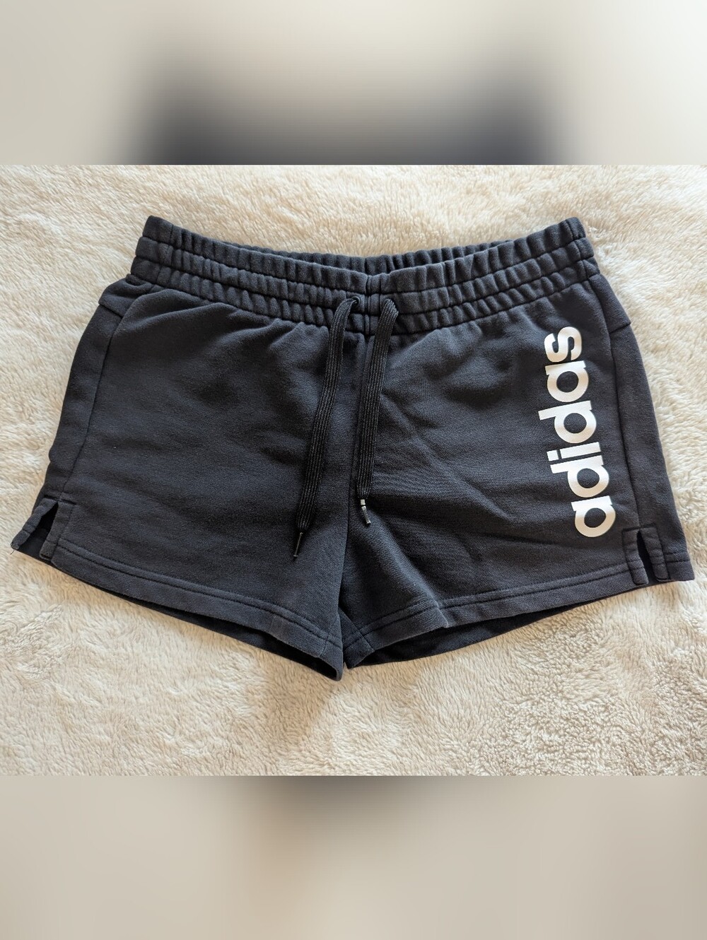 ADIDAS Women's Sweat Shorts, Size Small